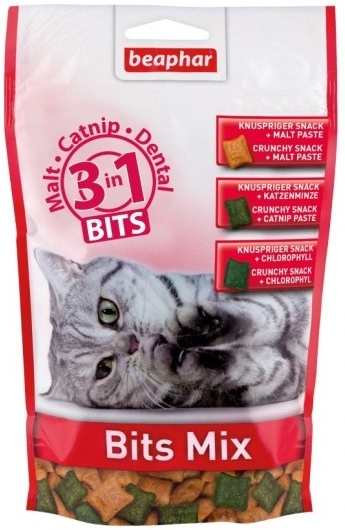 Beaphar Bits Mix - котешки хапки микс - 150 гр.