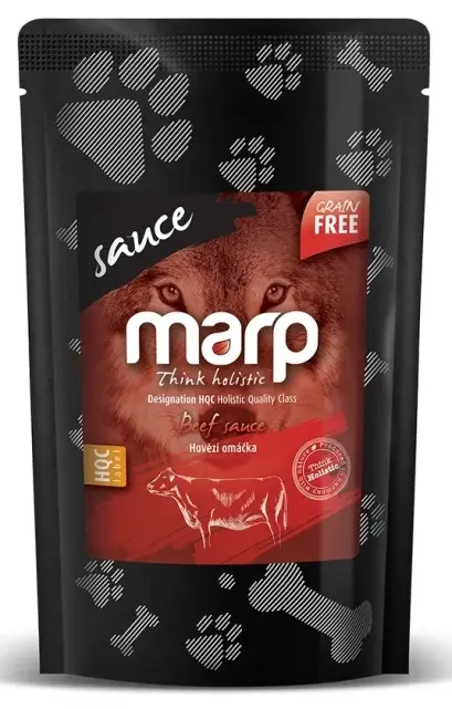 Marp Holistic Beef Sauce - натурален телешки сос допълваща храна за кучета и котки 180 мл.
