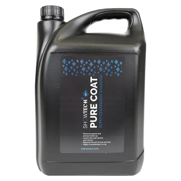 Show Tech+ Pure Coat Degreasing Shampoo 5L шампоан концентрат 1:35