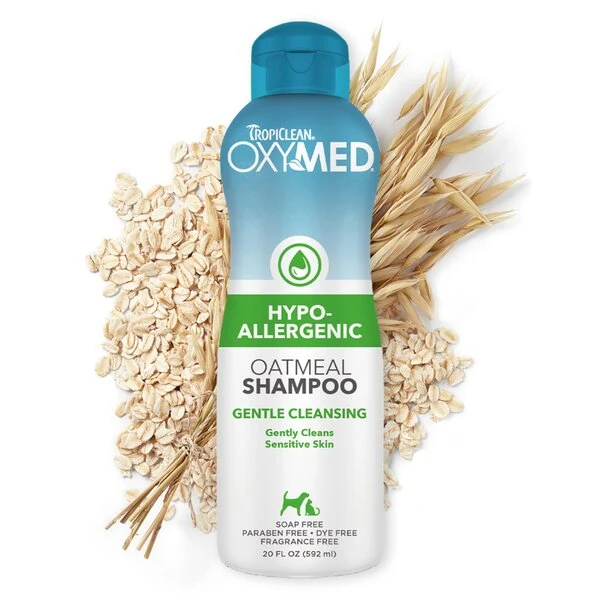 TropiClean Oxymed Хипоалергенен Шампоан с Овесени Ядки 355ml