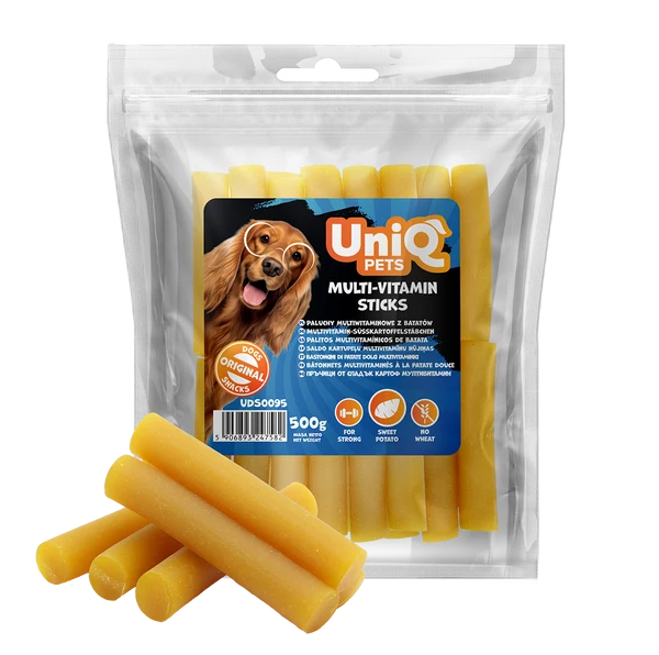 Uniq Pets Dog Snacks Sea & Harvest Multi-Vitamin Sticks - мултивитаминни стикчета за кучета 500 g