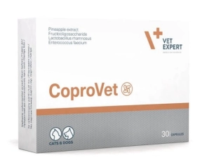 Vet Expert Coprovet - хранителна добавка за котки против копрофагия 30 таблетки