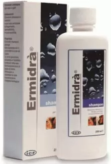 Ermidra Shampoo - при зачервяване, протриване и хиперактивна, чувствителна кожа 250 мл.