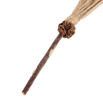 Uniq Pets Matatoys Matatabi Sticks with Broom – играчка за котка с мататаби и метличка, 18 см