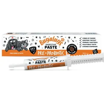 Bugalugs Pre & Probiotic Digestive Paste for Dogs & Cats - Пробиотична паста за храносмилателна подк