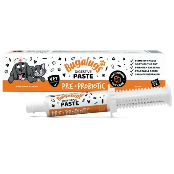 Bugalugs Pre & Probiotic Digestive Paste for Dogs & Cats - Пробиотична паста за храносмилателна подк