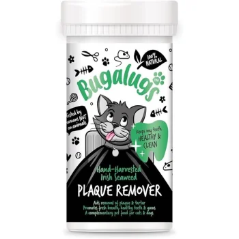 Bugalugs Dental Plaque Remover Cat - Натурална пудра от ирландски водорасли за премахване на зъбна п