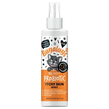 Bugalugs Probiotic Itchy Skin Spray for Cats - Пробиотичен спрей против сърбеж и кожни раздразнения