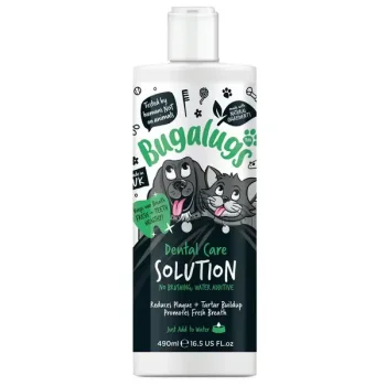 BugaLugs Dental Care Solution Water Additive for Dogs & Cats Добавка за Вода за Дентална Грижа 490ml