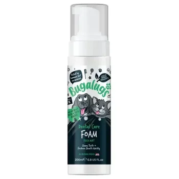BugaLugs Dental Care Foam in Fresh Mint for Dogs & Cats Дентална Пяна за Почистване без Четкане 200m