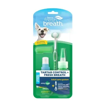 TropiClean Fresh Breath Комплект против Плака и Зъбен Камък (S/M)