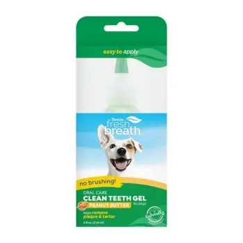 TropiClean Fresh Breath Гел против Плака и Зъбен Камък "Фъстъчено масло" 59ml