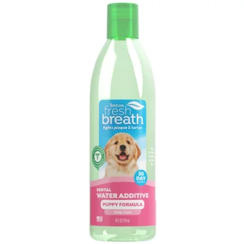 TropiClean Fresh Breath Dental Water Additive for Puppies - Добавка за вода за свеж дъх и дентална г